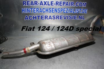 Uitlaatdemper Fiat 124 / 124 special / 124D / 124D special., Verzenden, Nieuw, Fiat