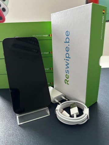 iPhone 13 Zwart Als nieuw 128GB 256GB + 3 jaar garantie, Zwart, IPhone 13, Ophalen of Verzenden, Zo goed als nieuw