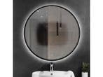 Veiling - Badkamerspiegel - 60x60 - LED Verlichting - Zwart, Nieuw