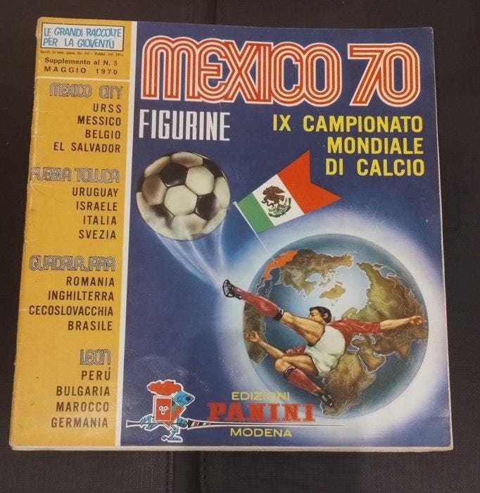 1970 Panini World Cup Pelé - 1 Empty Album - Good (GD), Collections, Autocollants