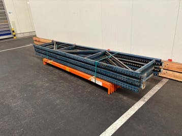 Palletstelling - 5 staanders 4000x800mm - Tot. lengte: 11m23, Ophalen of Verzenden