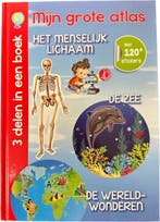 Mijn Grote Atlas Het Menselijke Lichaam Met 120+ Stickers De, Livres, Verzenden, Caramel publishing