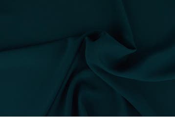 15 meter chiffon stof - donker petrol, Verzenden