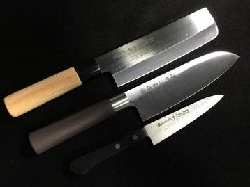 Set of 3 Brand New Japanese Knives Noshu Masamune -