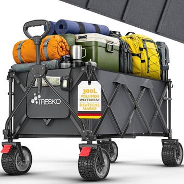 Bolderkar - Opvouwbaar - Bolderwagen  - Antraciet - TRESKO®, Verzenden, Nieuw