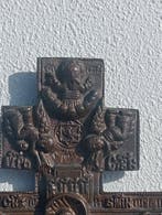 Antiek Kruis - Gegoten messing - 1910-1920 - Groot Orthodox