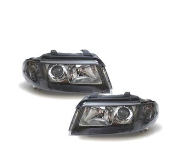 PHARES AUDI A4 B5 99-01 NOIR FOND, Verzenden