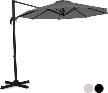 2dekans | VONROC Premium Zweefparasol Bardolino Ø300cm –, Ophalen of Verzenden