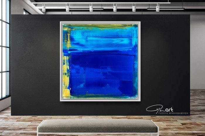 Parscha Mirghawameddin - Aquarius - XXL, Antiquités & Art, Art | Peinture | Moderne