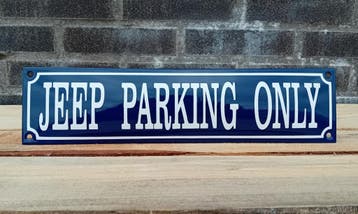 Jeep Parking Only, Verzenden, Nieuw