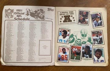 1981 Topps Football - 1 Compleet album - Light Played (LP), Nieuw