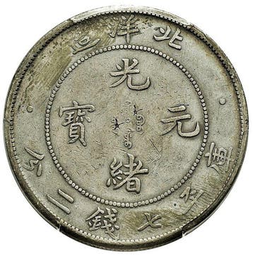 Chine, dynastie Qing. Chihli Guang Xu / Kuang Hsu. 1 Dollar
