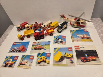 Lego Set - City, Legoland - 9 Vintage lego sets met