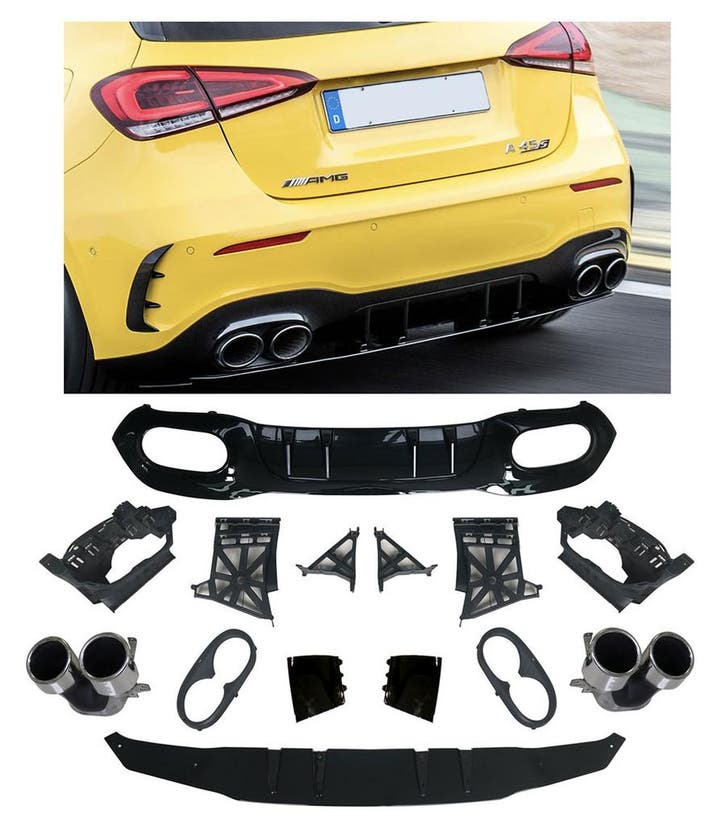 Geschikt voor Mercedes W177 A-Klasse Hatchback diffuser + ui, Autos : Divers, Accessoires de voiture, Envoi
