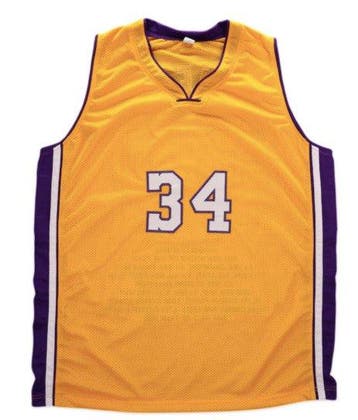 NBA - Shaquille O´Neal - Autograph - Record Stats - Maillot