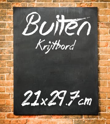 Krijtbord Buiten A4, Verzenden, Nieuw