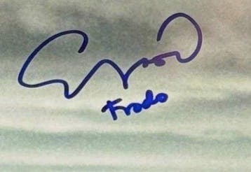 Lord of the Rings - Elijah Wood & Sean Astin - Signed 28x35, Nieuw
