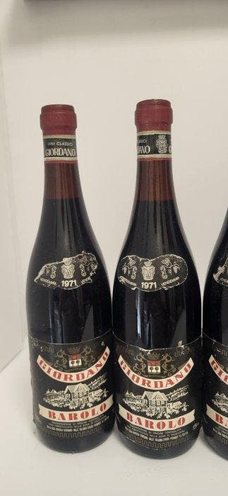 1971 Giordano - Barolo - 6 Bouteilles (0,72 L)