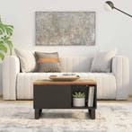 vidaXL Salontafel 60x50x35 cm massief gerecycled hout, Huis en Inrichting, Tafels | Salontafels, Verzenden, Nieuw