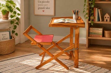 Bureau plat - Bois, Antiek en Kunst