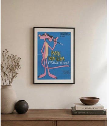 Hawley Prat - Pink panther poster - Jaren 1970, Nieuw in verpakking