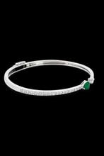Bracelet - 14 carats Or blanc - 1.44ct. tw. Émeraude -, Bijoux, Sacs & Beauté
