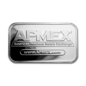 1 Troy Ounce - Zilver .999 - 1 oz APMEX 999 Fine Silver Bar