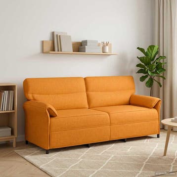 vidaXL 3-Zits Sofa 3-zits Dongeel 198 x 83 x 95 cm Stof, Verzenden, Nieuw