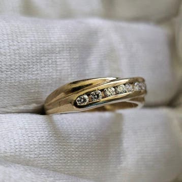 Sans prix de réserve - Bague de fiançailles - 9 carats Or