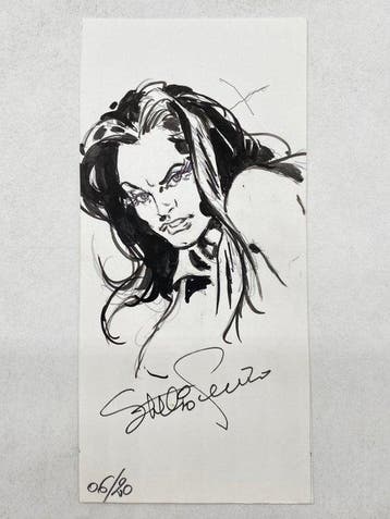 Raquel + 2x ex-libris + dessin original - C - 1 Album -