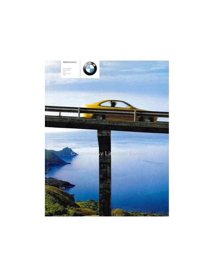 2001 BMW M PROGRAMMA BROCHURE NEDERLANDS, Boeken, Auto's | Folders en Tijdschriften, Ophalen of Verzenden