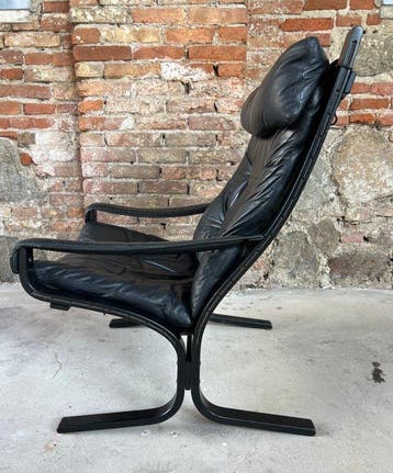 Westnofa - Ingmar Relling - Fauteuil - Cuir, Bois, Métal