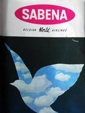 René Magritte - Sabena World Airlines - Années 1960