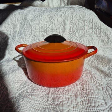 Le Creuset - Cocotte - Fonte - Vintage orange – collection