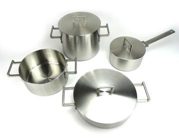 Alessi - Jasper Morrison - Ensemble de casseroles - «