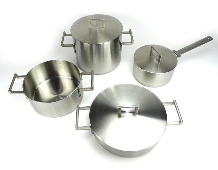 Alessi - Jasper Morrison - Ensemble de casseroles - «, Antiquités & Art, Curiosités & Brocante