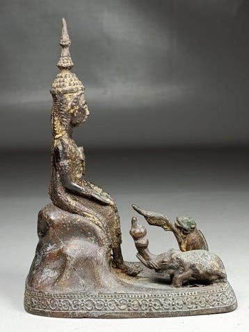 Rattanakosin Phra Pang Lelai Figure - Thaïlande (Sans prix, Antiquités & Art