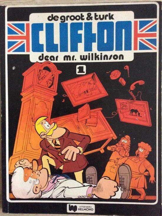 Clifton deel 01 dear mr. wilkinson stripboek - de Groot, Boeken, Stripverhalen, Verzenden
