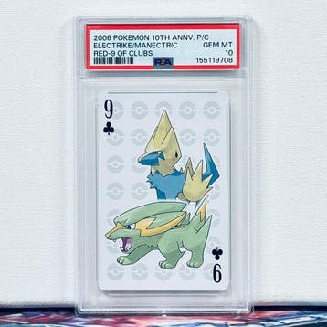 Pokémon Graded card - ELECTRIKE/MANECTRIC 2006 POKEMON 10TH, Nieuw