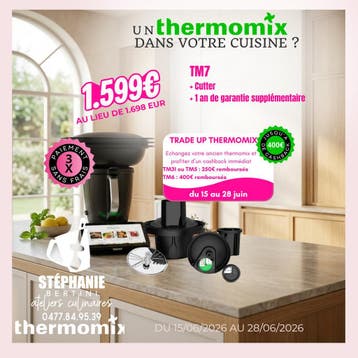 Thermomix (Bimby) TM7 Liège – Accessoires offerts, Elektronische apparatuur, Overige elektronische apparatuur, Verzenden