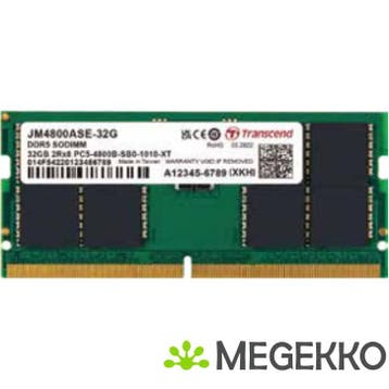 Transcend JetMemory JM4800ASE-32G geheugenmodule 32 GB 1 x, Verzenden