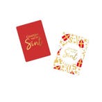 2 Mini kaartje 1x groetjes van de sint rood 1x groetjes v..., Ophalen of Verzenden, Nieuw