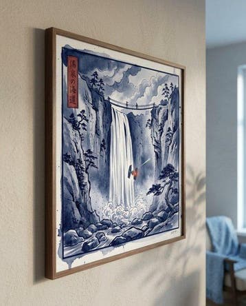 MEDSAN - TIE Fighter at the Waterfall () - UNIQUE, Antiquités & Art