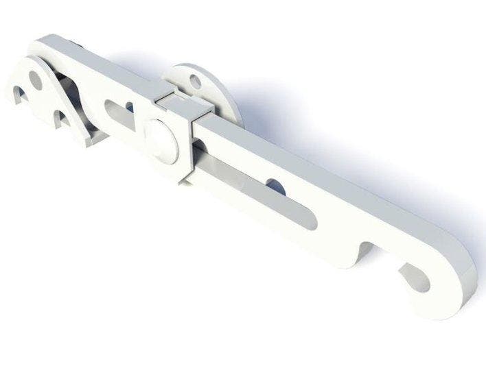 Secumax Raamuitzetter 720 Buitendraaiend Wit, Doe-het-zelf en Bouw, Deuren en Vliegenramen, Ophalen of Verzenden