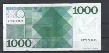 Nederland. - 1000 Gulden - 1972 - Pick 94 (Zonder