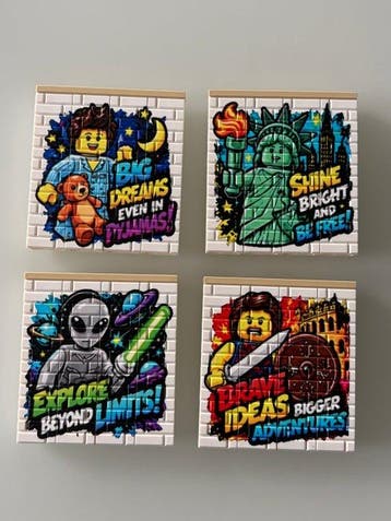 Lego Briques - Lego classic wall art