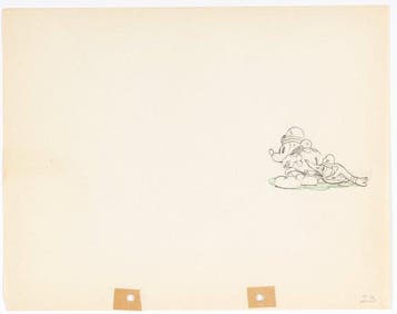 Walt Disney - 1 Original preliminary drawing - The Dognapper, Nieuw