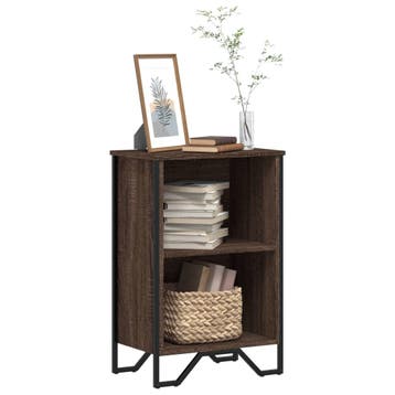 vidaXL Boekenkast 50x31x74,5 cm bewerkt hout bruin, Verzenden