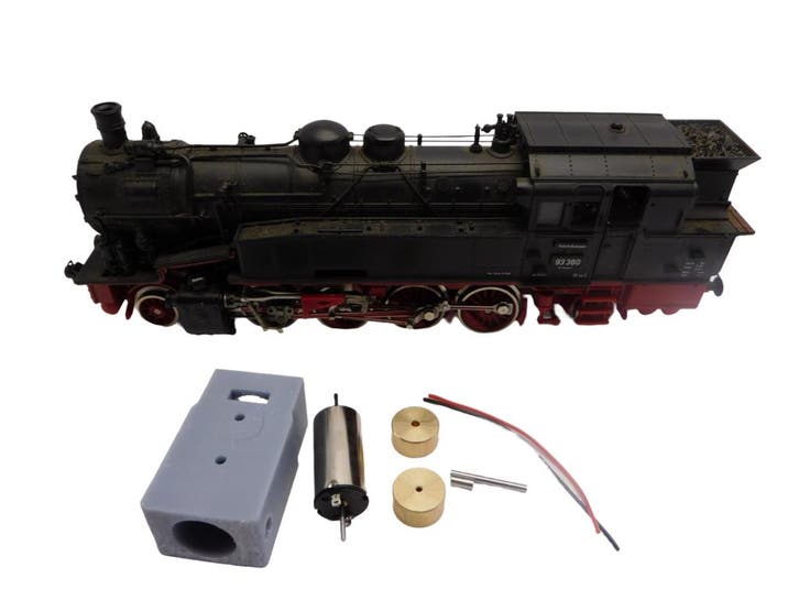 micromotor HR015F motor ombouwset voor Roco DB DR DRG BR 57,, Hobby en Vrije tijd, Modeltreinen | H0, Gelijkstroom, Overige typen