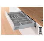 Bestekbak d:370-440mm - b:175-200mm zilverkleurig, Huis en Inrichting, Nieuw